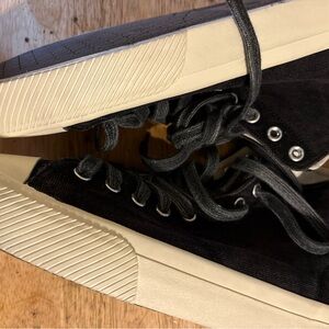 Zara Black and Cream Sneakers